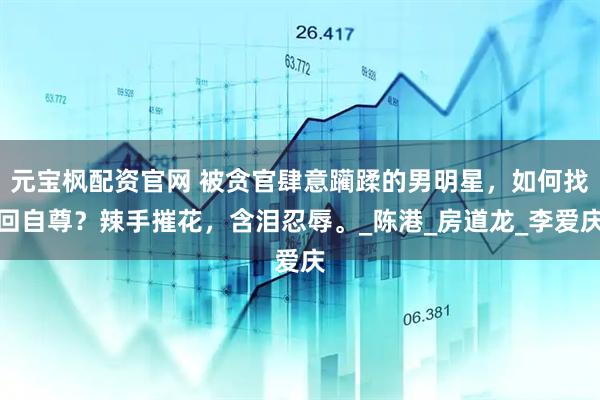 元宝枫配资官网 被贪官肆意躏蹂的男明星，如何找回自尊？辣手摧花，含泪忍辱。_陈港_房道龙_李爱庆